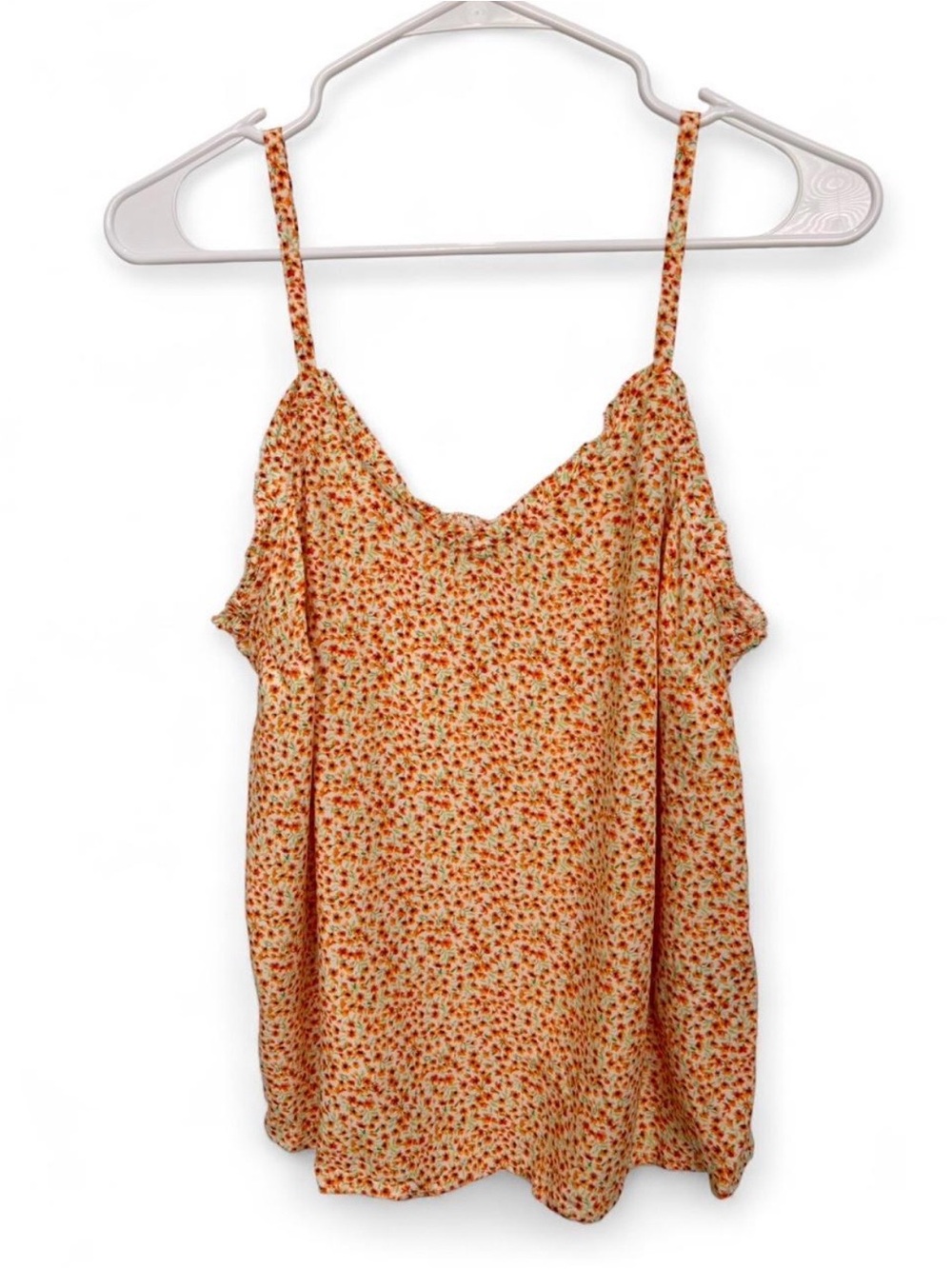 NWOT Old Navy Floral Lightweight Tank Top Small Adjustable Summer Basic Casual